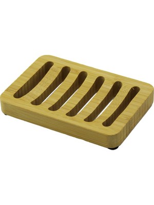 Ahşap Bambu  Katı  Sabunluk  8.5X12.5CM (4767) - ARS4298-6250