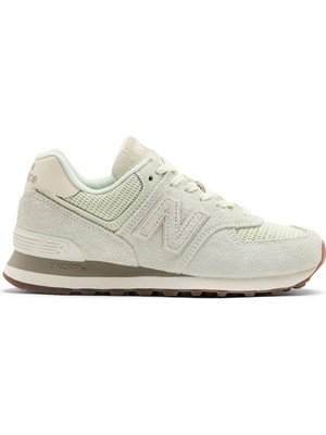New Balance 574 WL574BEM-NB Lifestyle Women Sho Pembe - Beyaz Kadın Lifestyle Ayakkabı
