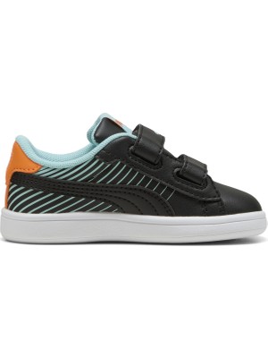 Puma Siyah Bebek Yürüyüş Ayakkabısı 40065802-PUMA Smash 3.0 Poised 2 Ra