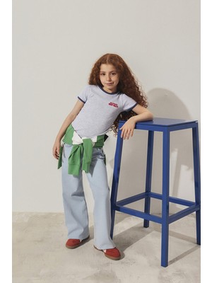 Mavi M7010036-84473 Kız Çocuk Lorı Bleached Denim Jean Pantolon