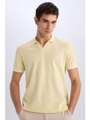DeFacto Regular Fit Polo Yaka Kısa Kollu Tişört E2251AX25SM