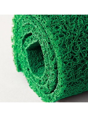 Kıvırcık Kapı Önü Dış Mekan Paspas / Kalınlık : 14 Mm. / En : 1.20 M. - Boy : 2 Metre / Yeşil
