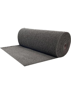 Kıvırcık Kapı Önü Dış Mekan Paspas / Kalınlık : 14 Mm. / En : 1.20 M. - Boy : 3 Metre / Gri