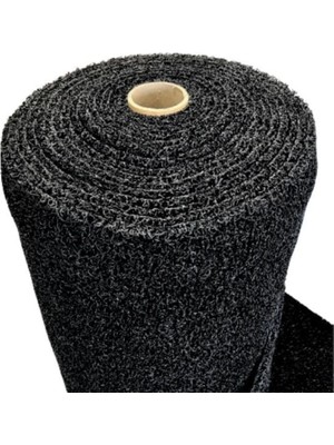 Kıvırcık Kapı Önü Dış Mekan Paspas / Kalınlık : 14 Mm. / En : 1.20 M. - Boy : 2 Metre / Siyah