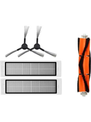 Roborge Xiaomi Vacuum Mop 2 Pro+ 3D (STYTJ02ZHM) Robot Süpürge Uyumlu 5'li Yedek Parça Seti