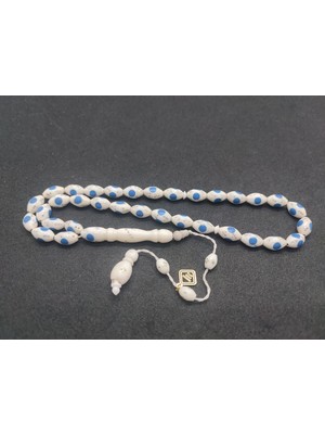 Iskeçeli Cemil Usta Eseri Mineli ve Çakımlı Natural Deve Kemiği Sertifikalı 7624