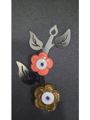 Es Dekor 11X17CM Magnet Çiçek Siyah Biblo Kapı Duvar Süs Sonbahar Ağaçlardan Dökülen Esinlenme 1 Adet