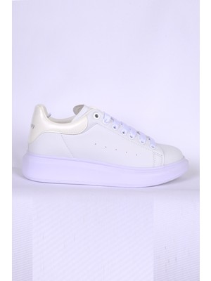 Walkway Damacus 150 M Beyaz Yüksek Taban Bağcıklı Erkek Günlük Ayakkabı