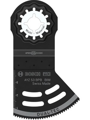 1x Pro Ayz 53 Bpb Dual-Tec Bıçak (Alçıpan Panel, Çivili Ahşap, Genişlik 53 Mm, Professional Aksesuar Çok Fonksiyonlu Makine)