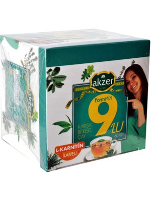 9lu Form Bitkisel Çay 60 Süzen Poşet