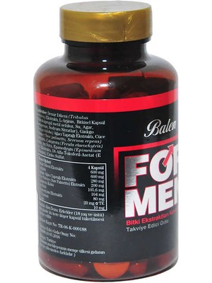 For Men Bitki Karışımı 120 Kapsül