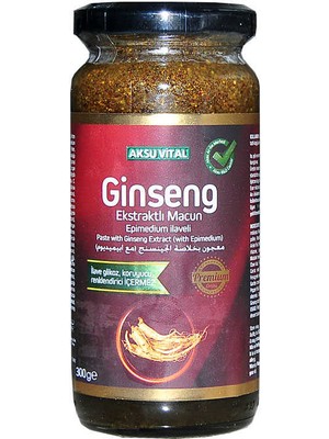 Ginseng Ekstraktlı Bitkisel Macunnu 300 gr