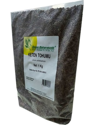 Keten Tohumu Tane Doğal 1000 gr Paket