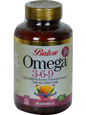 Ooyuncak 3-6-9 1585  x 60 Yumuşak Kapsül Epa-18 Dha-12