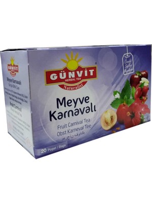 Meyve Karnavalı  Bitki Çayı 20 Süzen Poşet