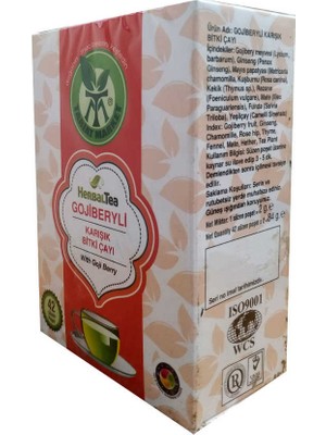 Gojiberyli  Bitki Çayı 42 Süzen Poşet