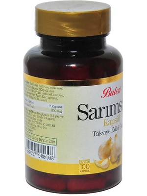 Sarımsak 100 Kapsül