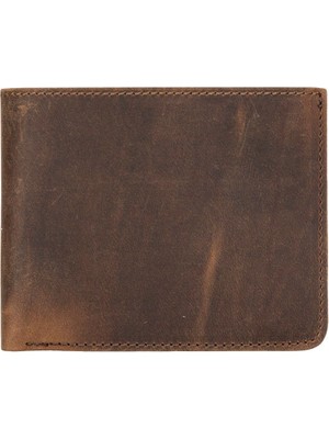 Paul Deri Cüzdan ve Kartlık, 12 Adet Kbölmeli, Antik Kahve