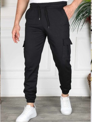 Kargo Cepli Jogger Fit Erkek Eşofman Altı