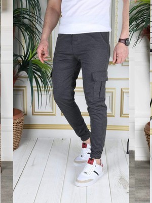 Kargo Cepli Jogger Fit Erkek Eşofman Altı