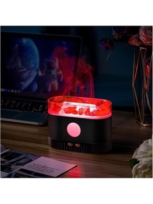 Himalaya Tuzlu Li LED Aydınlatmalı 200ML Hava Nemlendiricili Aromaterapi Difüzörü