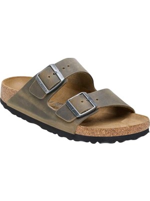 Birkenstock Arizona Leoi Faded Khaki Unisex Terlik