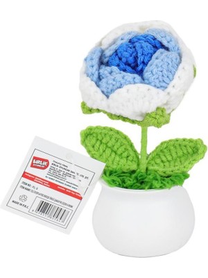 Nessiworld FL-5 Kroşe Örgü Şakayık Çiçek -Birliktoys