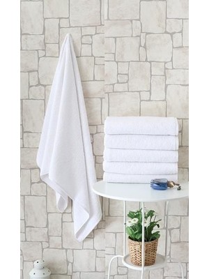 Nevresim Dünyası Otel Tipi 70 x 140 Banyo Havlusu Beyaz