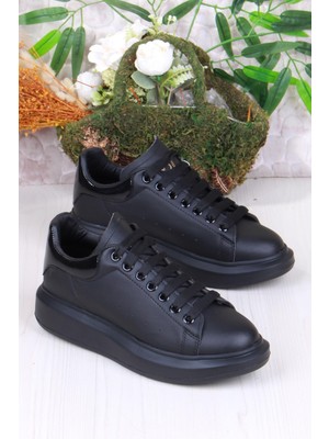 Fort B-150 Siyah Rahat Kalın Taban Sneaker Erkek Spor Ayakkabı