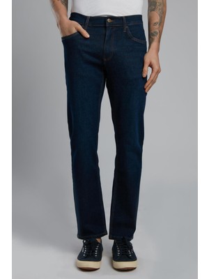 Lee Cooper Marco Normal Bel Dar Kesim Düz Paça Mavi Erkek Jean Pantolon
