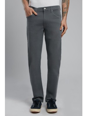 Lee Cooper Marco Normal Bel Dar Kesim Düz Paça Gri Erkek Jean Pantolon