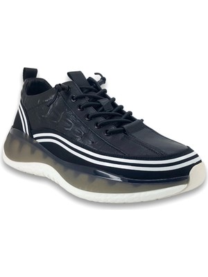 Guja 500 1 25YA Erkek Sneaker Günlük Ayakkabı Siyah