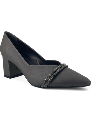 Beety 911 25YA Kadın Abiye Ayakkabı Platin