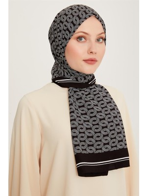 Armine Trend Defne Şal 5772 - 2 - 01 Siyah