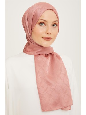 Armine Trend Jan Jan Pudra Monogram Desenli Jakar Şal 6 - 21030