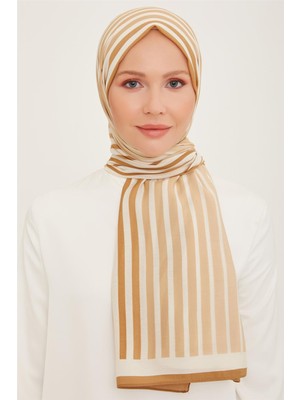 Armine Trend Çizgi Desen Modal Şal 5746 - 18