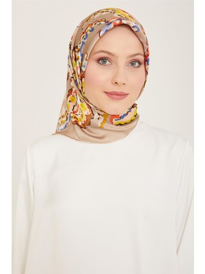 Armine Soyut Desenli Sura İpek Eşarp 24Ya9131 83 32