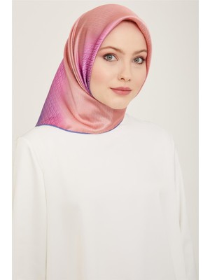 Armine Monogram Desenli Twill İpek Eşarp 24Ya9104 52 03