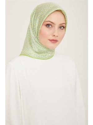 Armine Geometrik Desenli Twill İpek Eşarp 24Ya9113 35 01