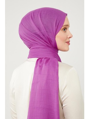 Lêvi D'or Fuşya Düz Hawai Şal