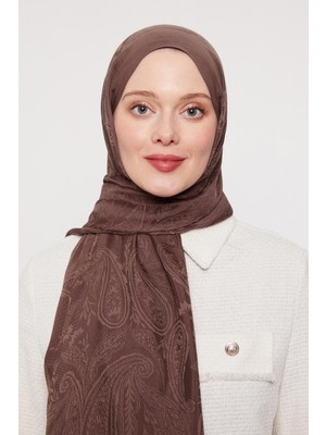 K.kahve Hint Desen Grazia Şal