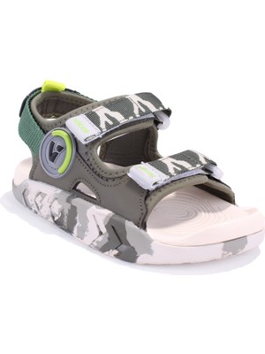 Vicco Tape 332F25Y206 Haki Ortopedik Günlük Erkek Çocuk Spor Sandalet