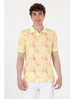 U.S. Polo Assn. Erkek Regular Fit Polo Yaka Açık Haki Tişört 50299632-VR183