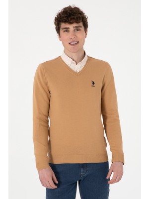 U.S. Polo Assn. Erkek Camel Basic Kazak 50288881-VR015