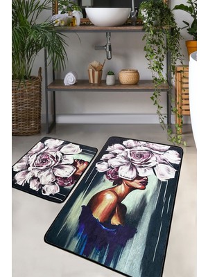 Chilai Home Witcherry 2'li Set Banyo Halısı Djtbanyo