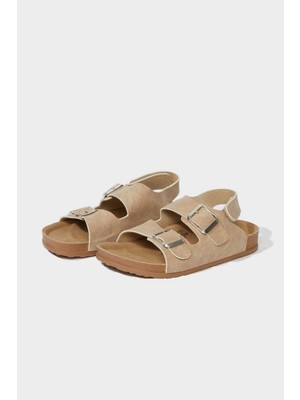 DeFacto Cırt Cırtlı Düz Taban Sandalet Kız Çocuk C2804A825SM