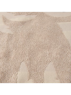 Evidea Soft Elio Plaj Havlusu - Bej - 70X140 cm