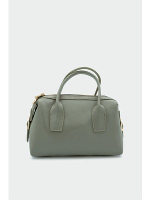 Inora Yeşil Toka Detaylı Kadın El Çantası