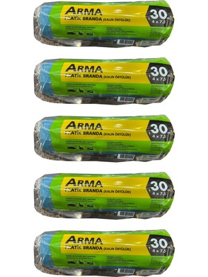 Arma Naylon Tadilat Boya Koruyucu Örtü Poşet Kalın Pratik Branda - 4x7.5 Metre - 30 M2 - 5 Paket
