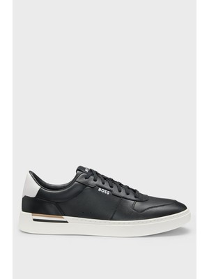 Boss Logolu Deri Sneaker Ayakkabı Erkek Ayakkabı 50542538 001